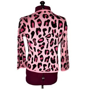 Vintage Relish Pink Leopard Print Medium